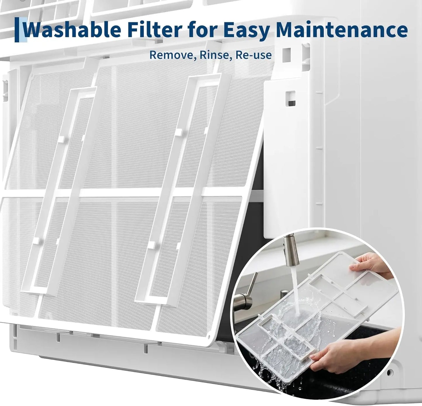 HiMISS 12000 BTU Window Air Conditioner With Wi-fi Enabled