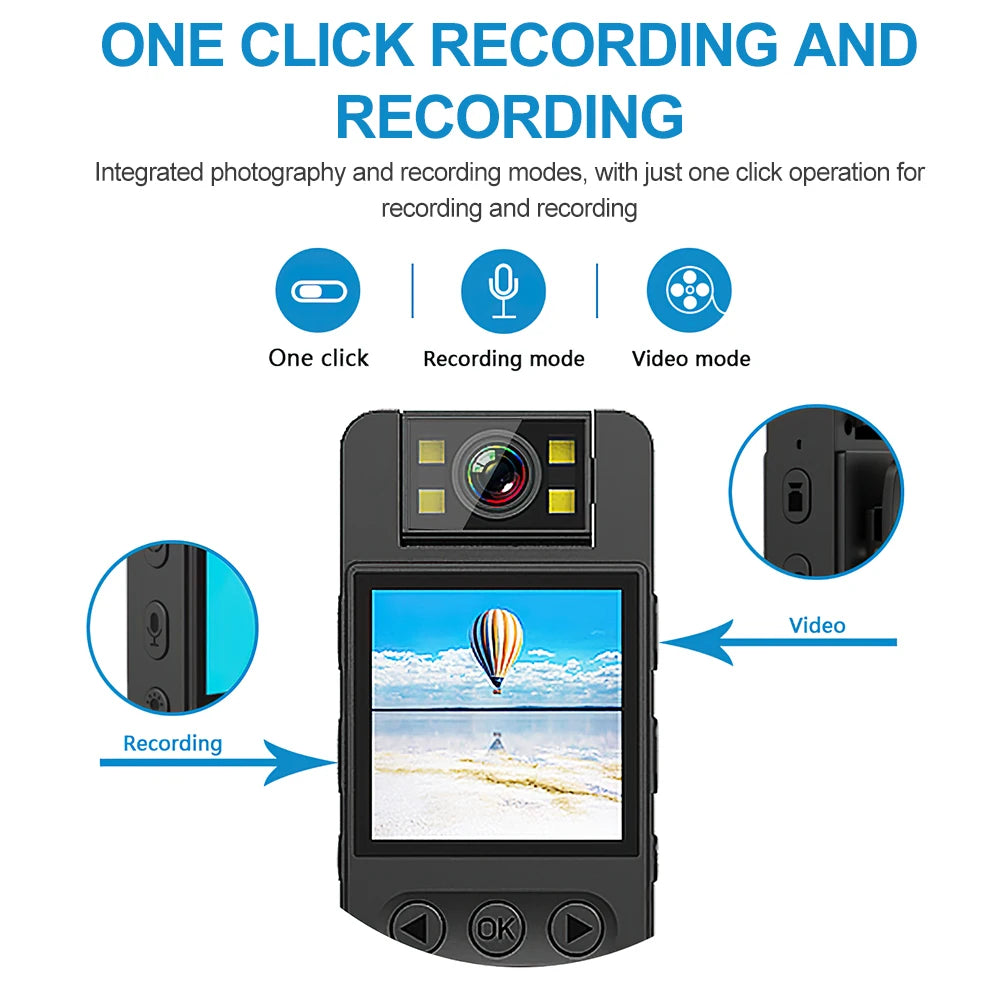 Mini Camcorders Portable Body Pocket Camera