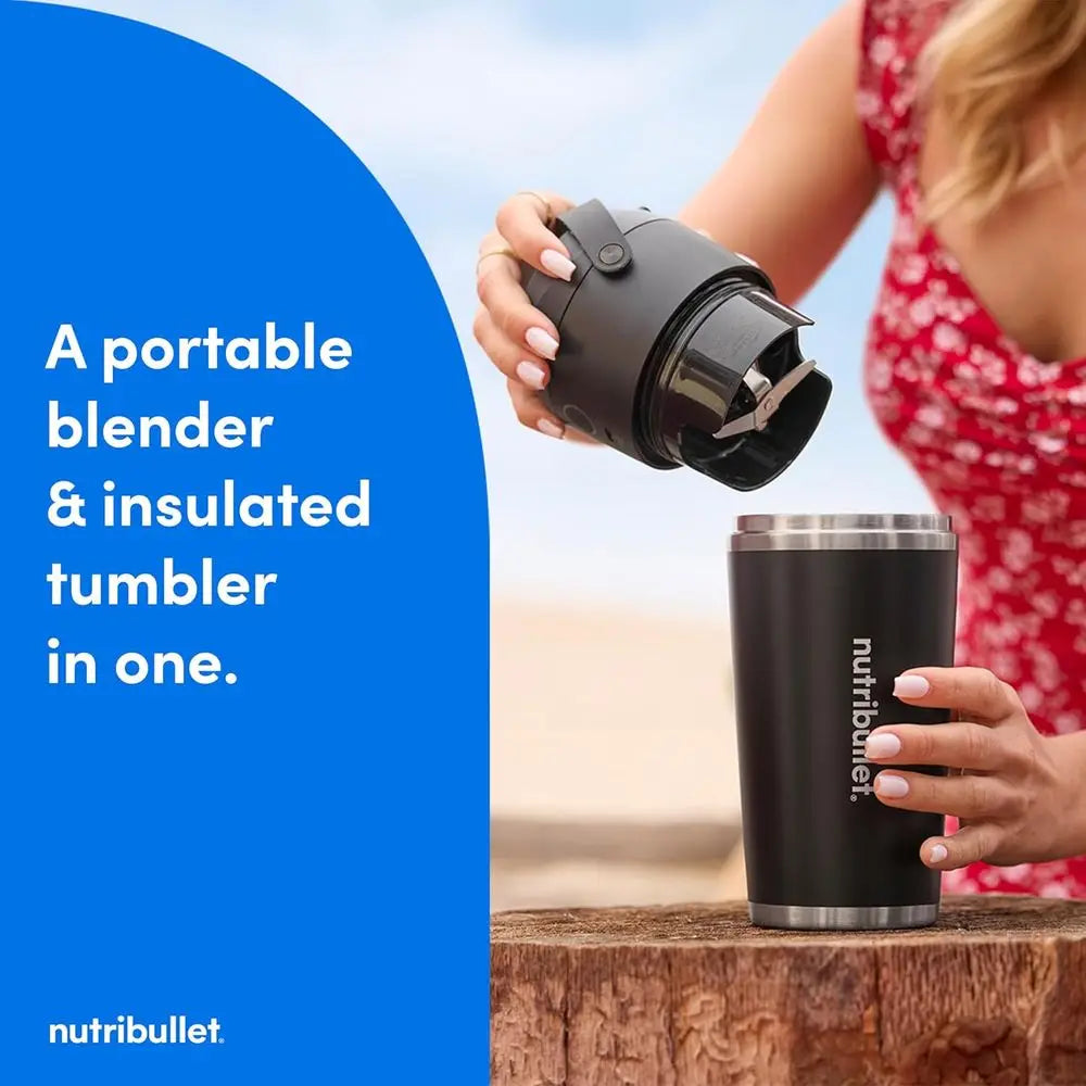 NUTRIBULLET Portable Blender with Insulated Cup, Cordless