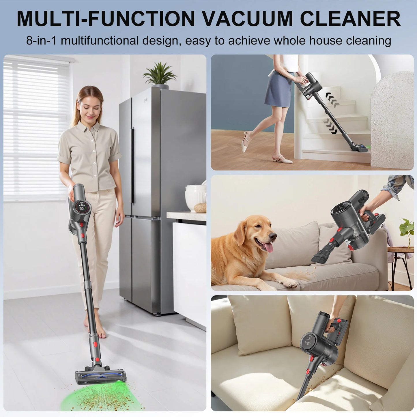 Prasky Cordless Handheld Vacuum Cleaner