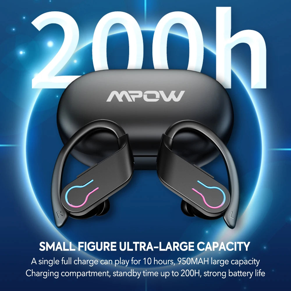 Mpow Q63 Bluetooth 5.3 Earphones Sports Headset