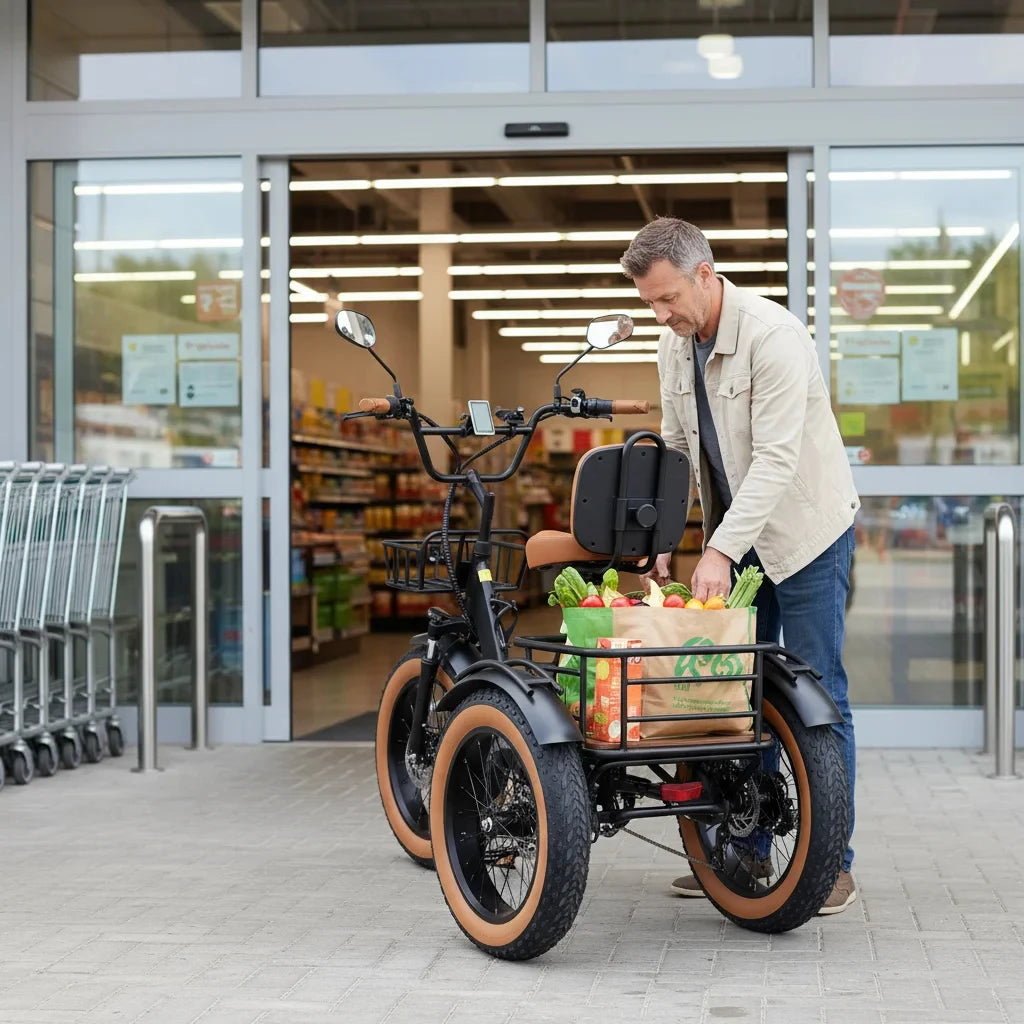 Adult Foldable Electric Tricycle