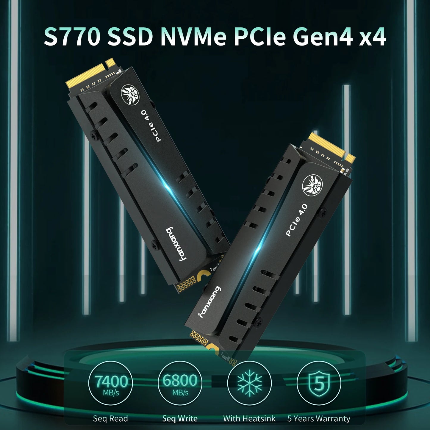 Fanxiang S770 M.2 SSD NVMe 7300MB/s