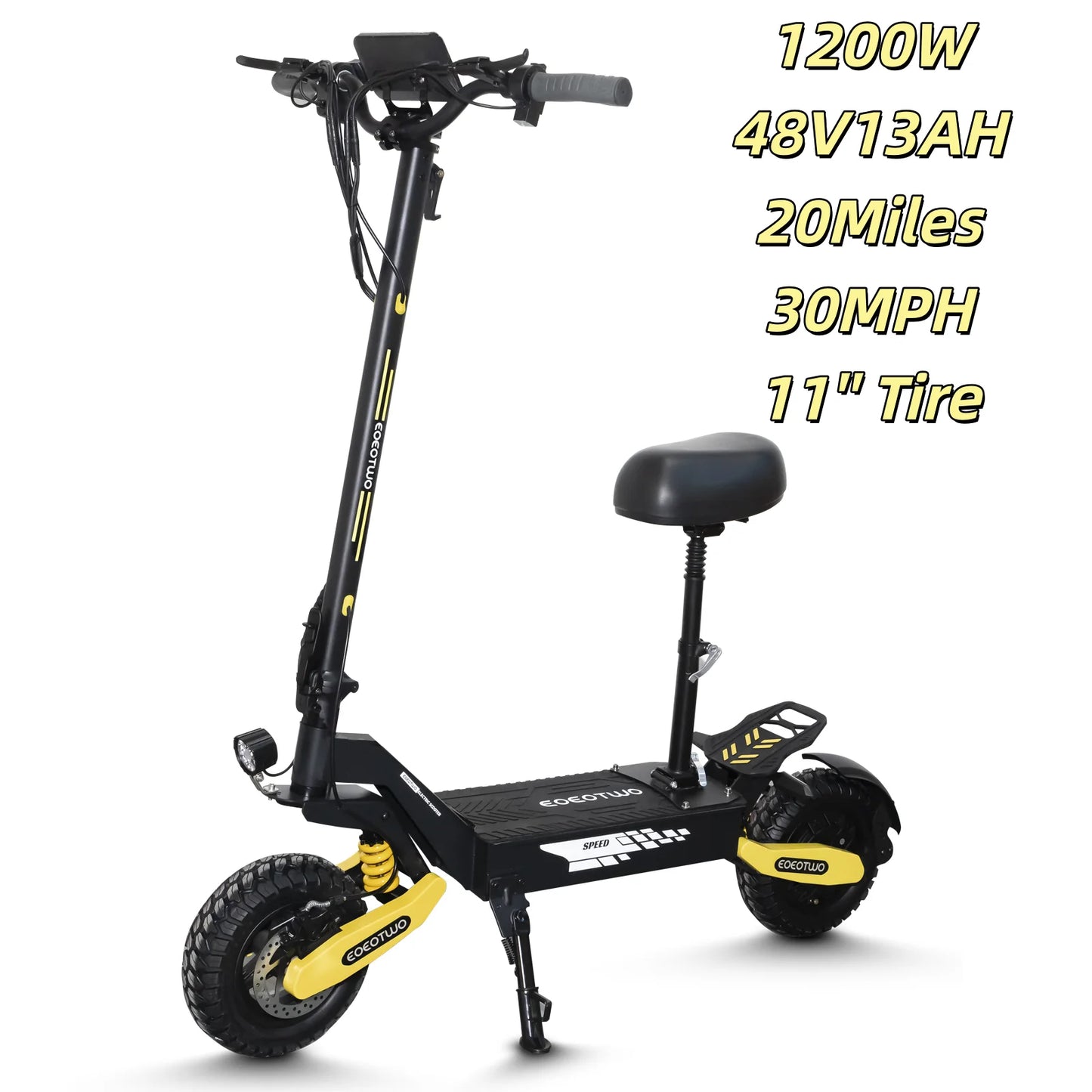EOEOTWO 1200W Off Road Electric Scooter for Adults