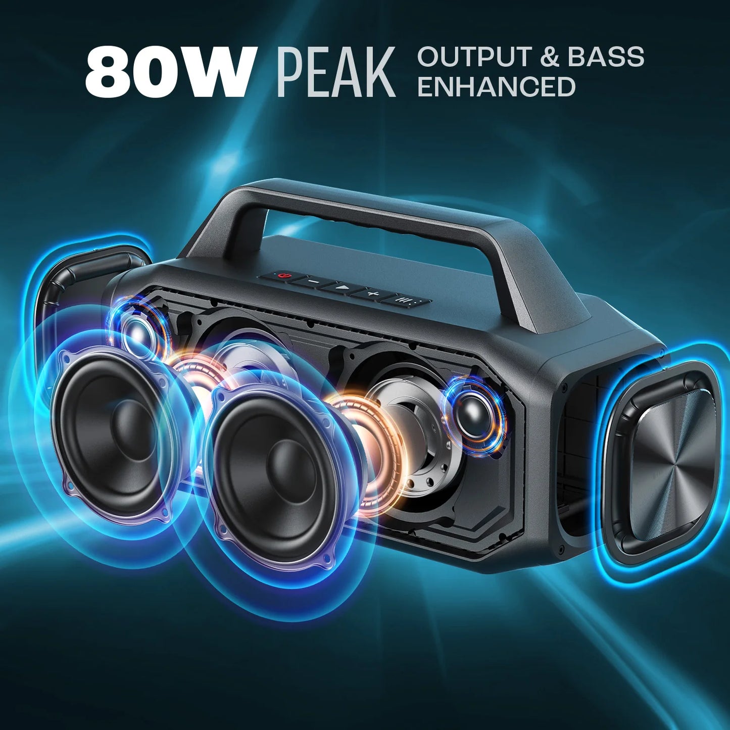 W-KING 80W Speakers Bluetooth Wireless,