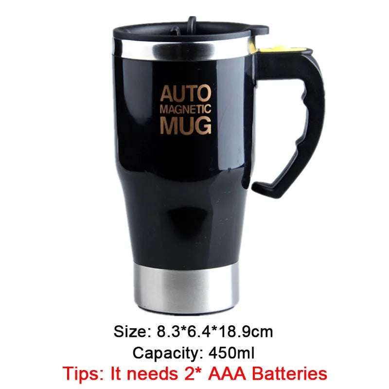 Electric Automatic Self Stirring Magnetic Mug Coffee Milk Mixing Cup