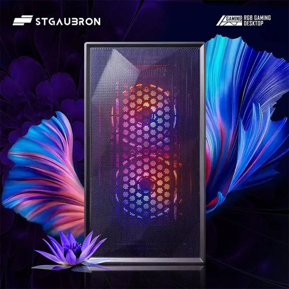 STGAUBRON Computers & Tablets Prebuilt Gaming PC Desktop