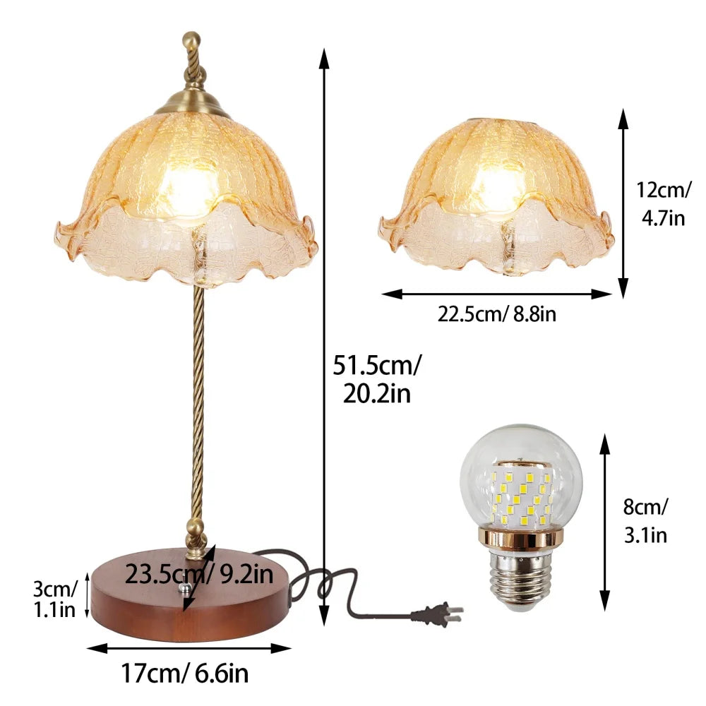 Mid-Century Bedside Table Lamp
