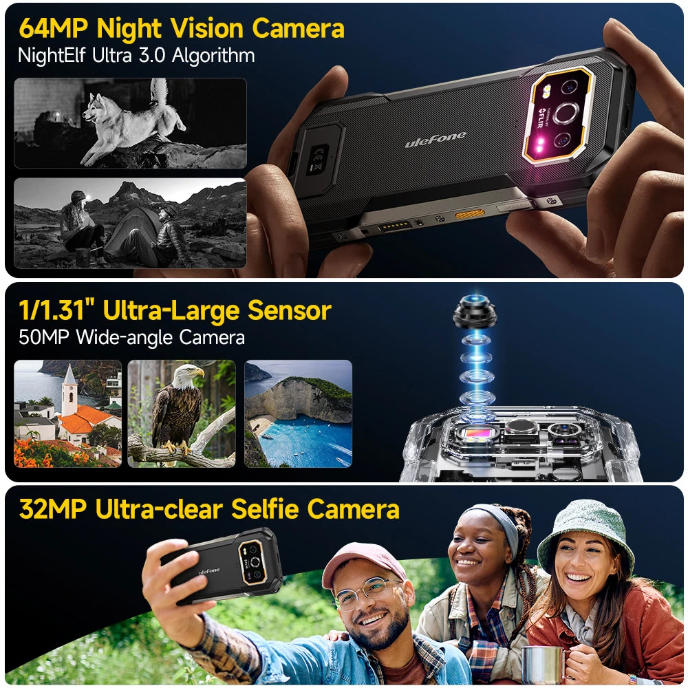 Ulefone Armor 27T Pro+ 5G THERMAL Rugged Phone