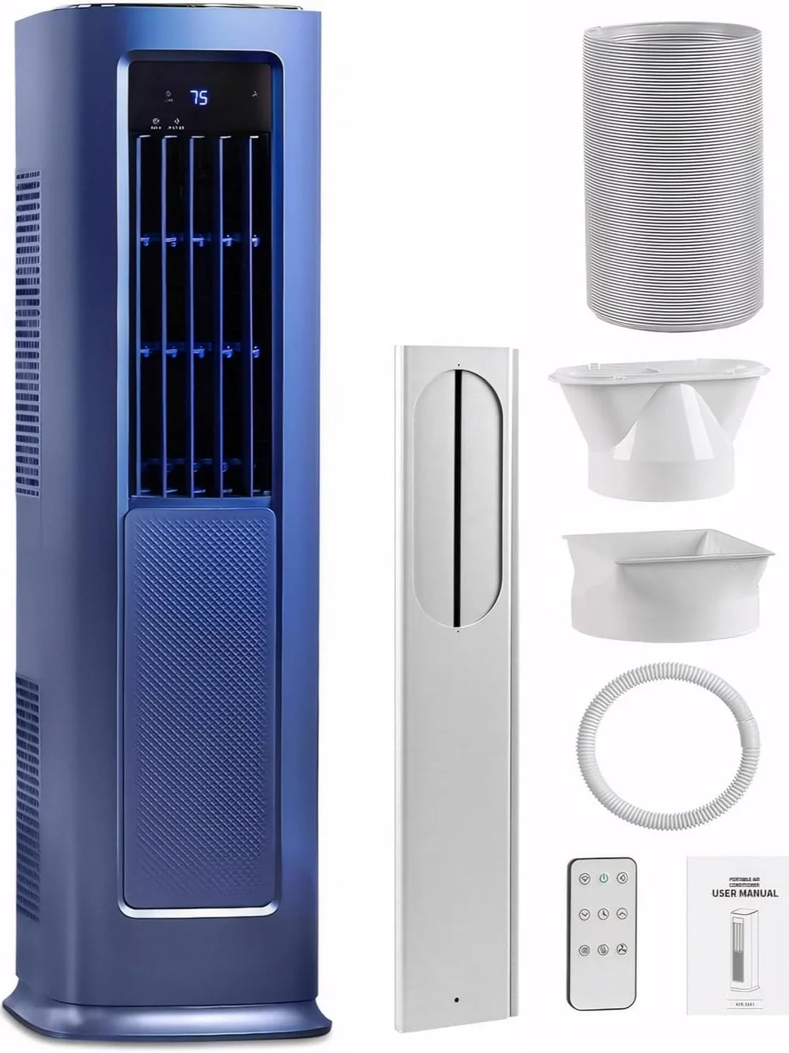 AIRPLUS 12000 BTU Smart Portable Air Conditioner for Bedroom