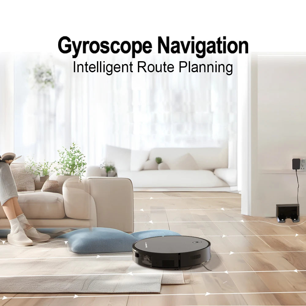 BOAIMORE Robot Vacuum Cleaner Combo and Mop