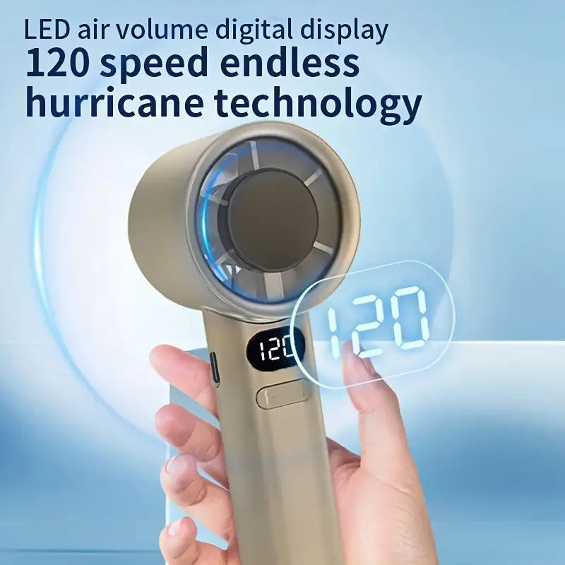 OENY Goard Mini Handheld Fan, 120 Gears, Variable Speed