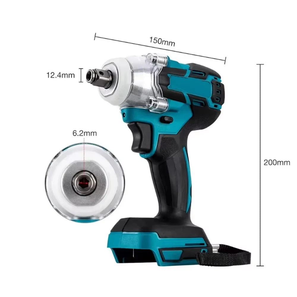 Magnitt 1/2"  520NM Brushless Cordless Electric Impact Wrench