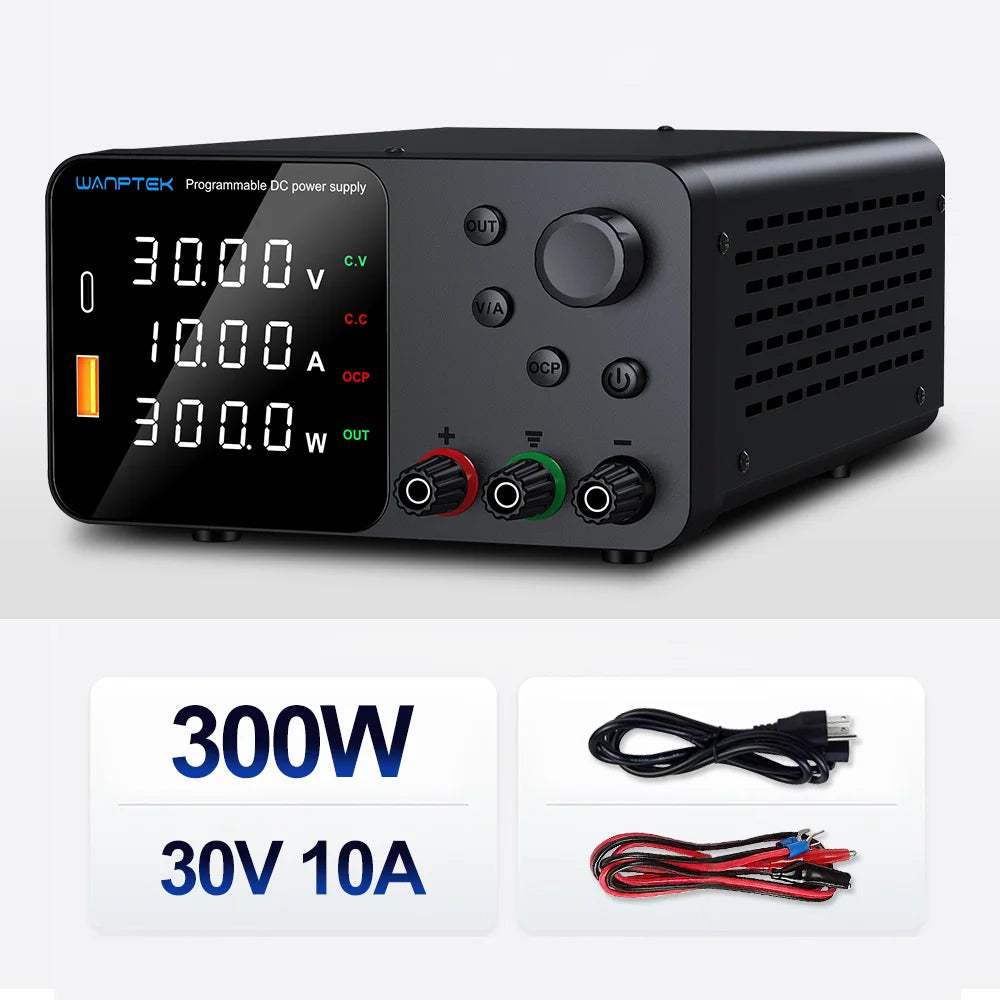 Wanptek Lab Bench Power Supply  120V 3A Adjustable Voltage