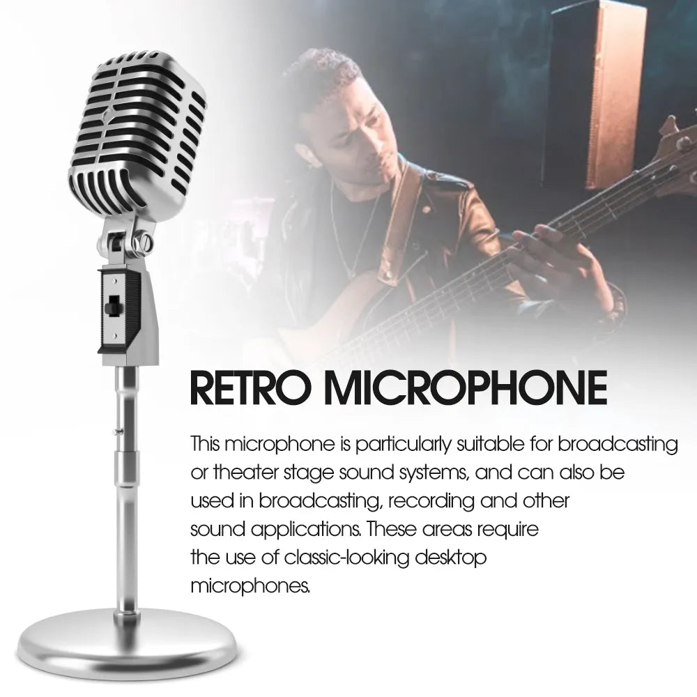 55SH Vintage Style Microphone Simulation Classic Retro