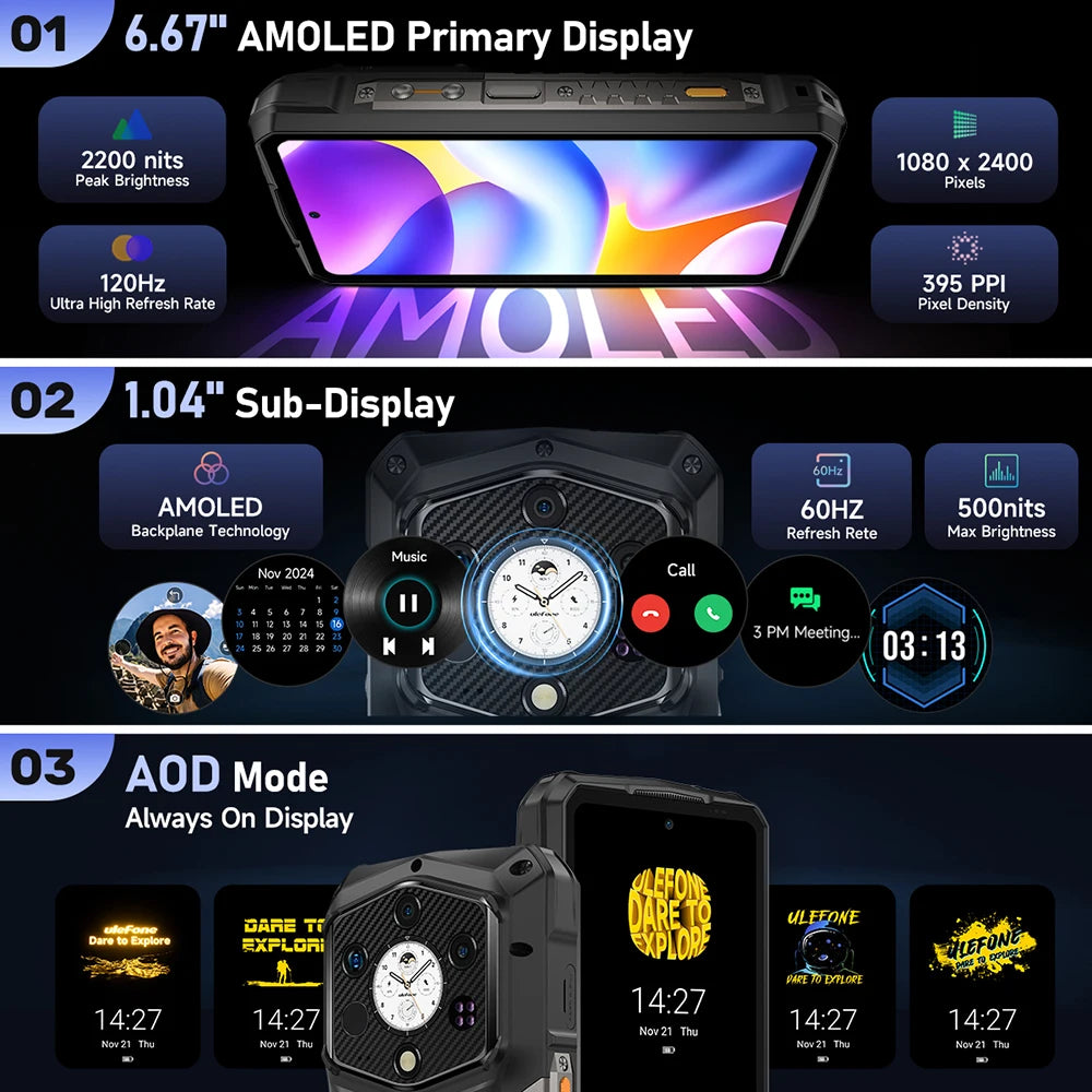 Ulefone Armor 29 Pro Thermal Version 5G AI Rugged Phone