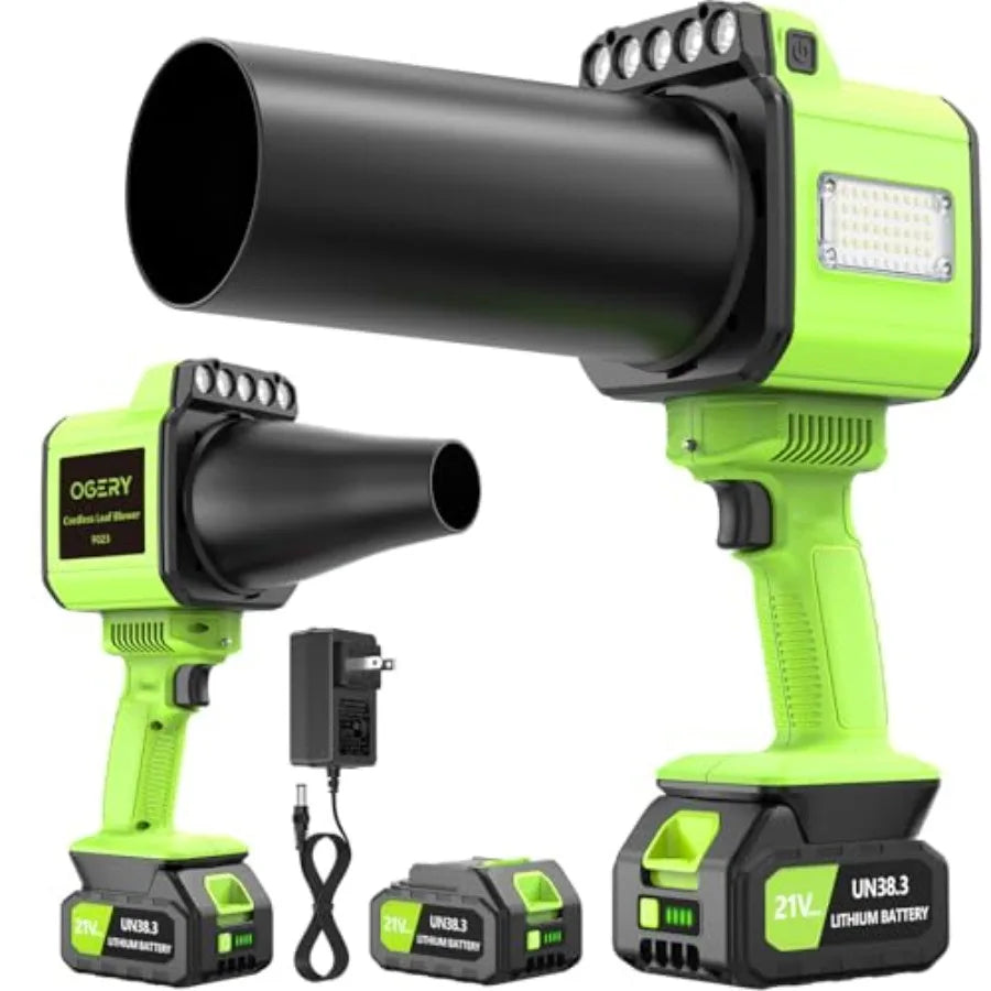 OGERY Brushless Cordless Leaf Blower turbo Jet Blower