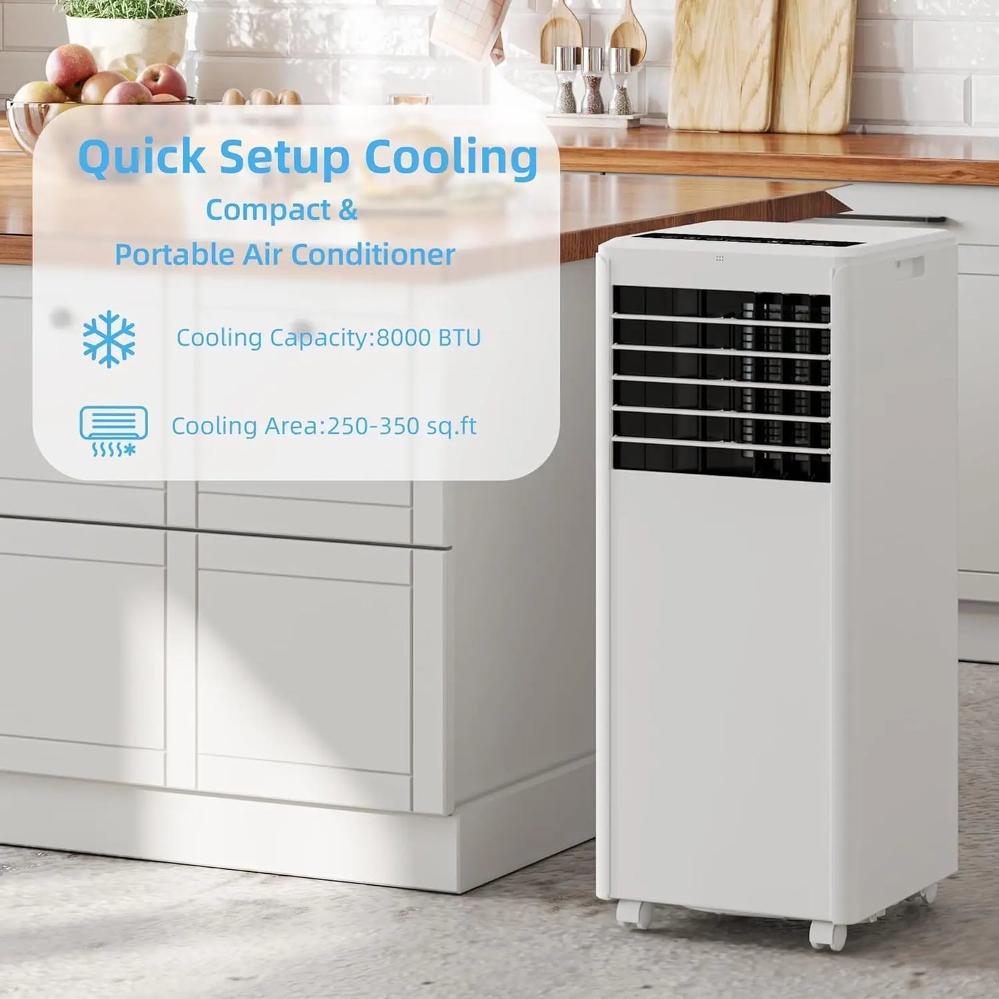 HiMISS 8000 BTU Portable Air Conditioner