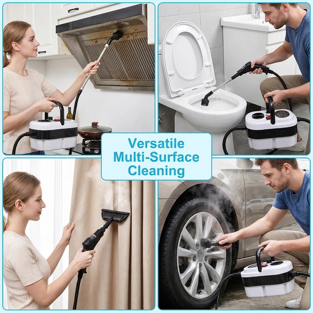 2500W High Pressure Steam Cleaner Portable