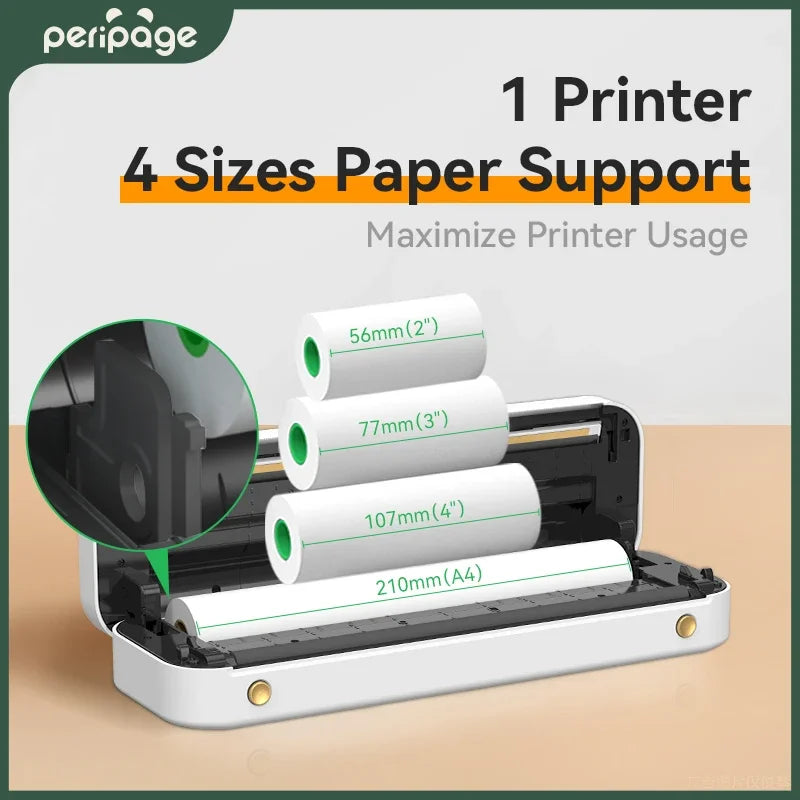 Peripage A40 Portable Printer Inkless Thermal Label Printer