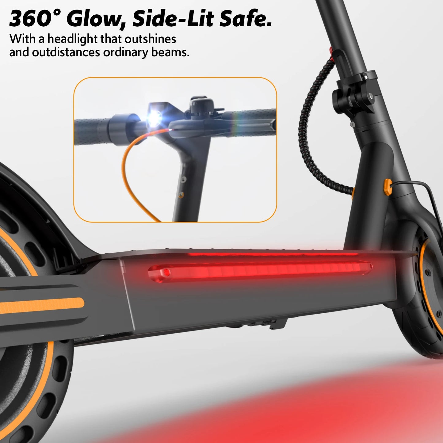 Osboo Electric Scooter for Adults, 550W Peak Motor