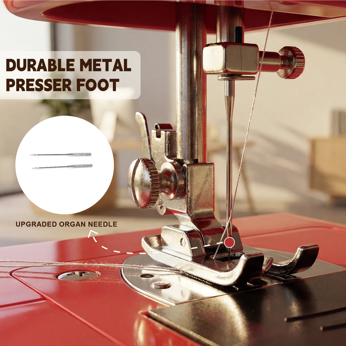 VICTOOL Mini Electric Sewing Machine Multifunctional Home