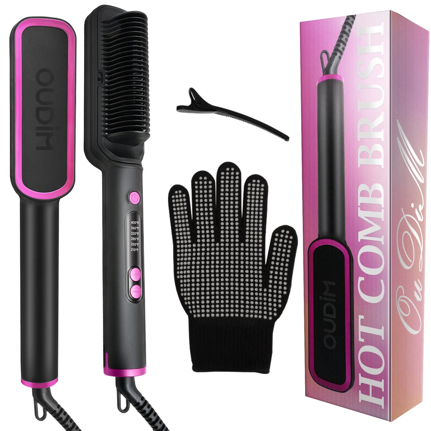 OUDIM Hair Straightener Brush