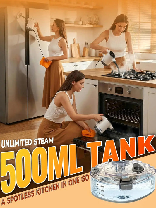 Handheld Steam Cleaner, Pressurized Steam Cleaner