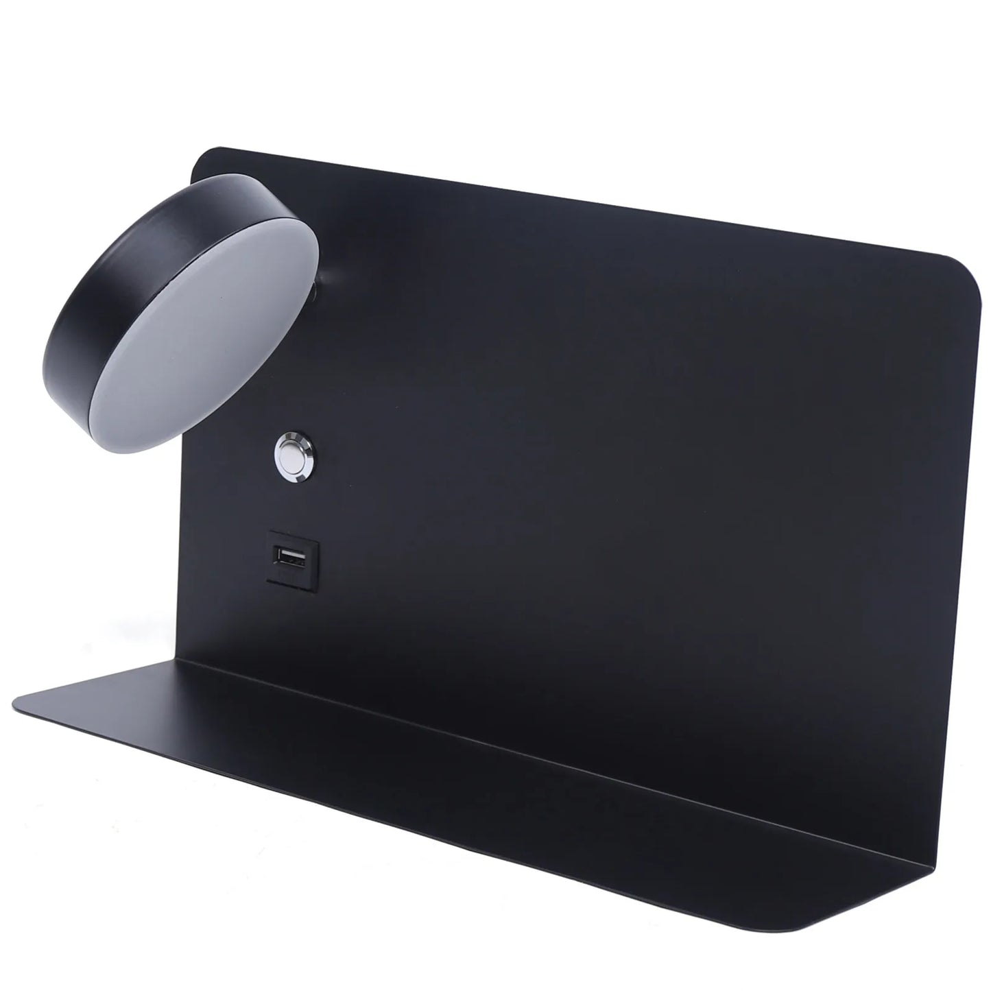 110V Left/Right LED Wall Lamp Black Bedside Reading Light