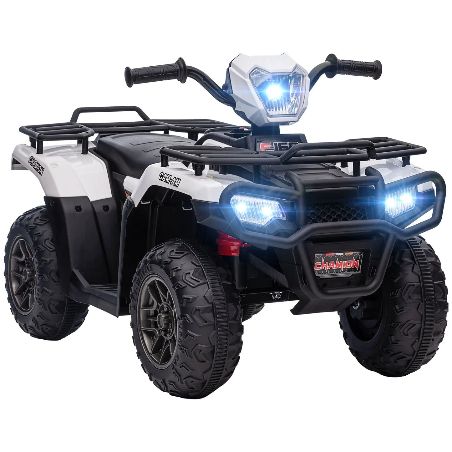 CAM AM 12V Kids Ride on ATV LED Lights Music Player