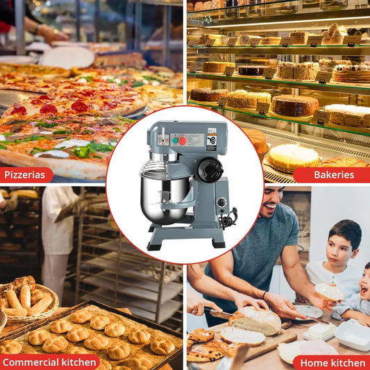 15QT 600w 3-Speed Commercial Stand Mixer