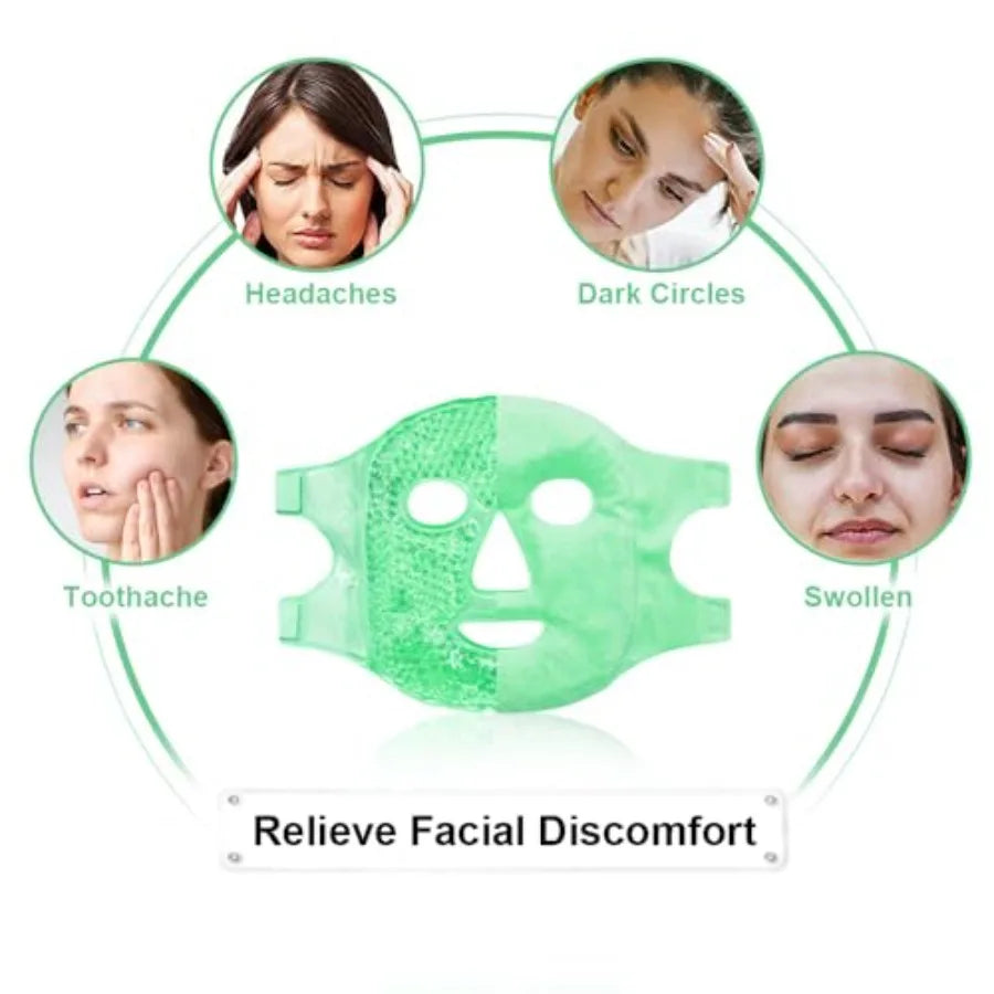 Cold Face Eye Masks Ice Face Mask Hot Cold Compress