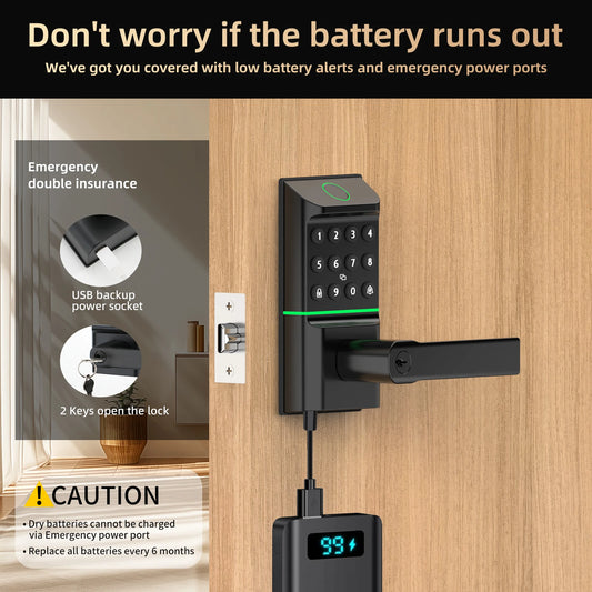 Viladepot Smart Lock Fingerprint Door Lock