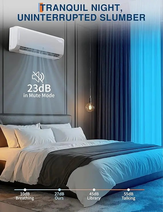 Acekool 12,000 BTU Mini Split Air Conditioner with Heat Pump