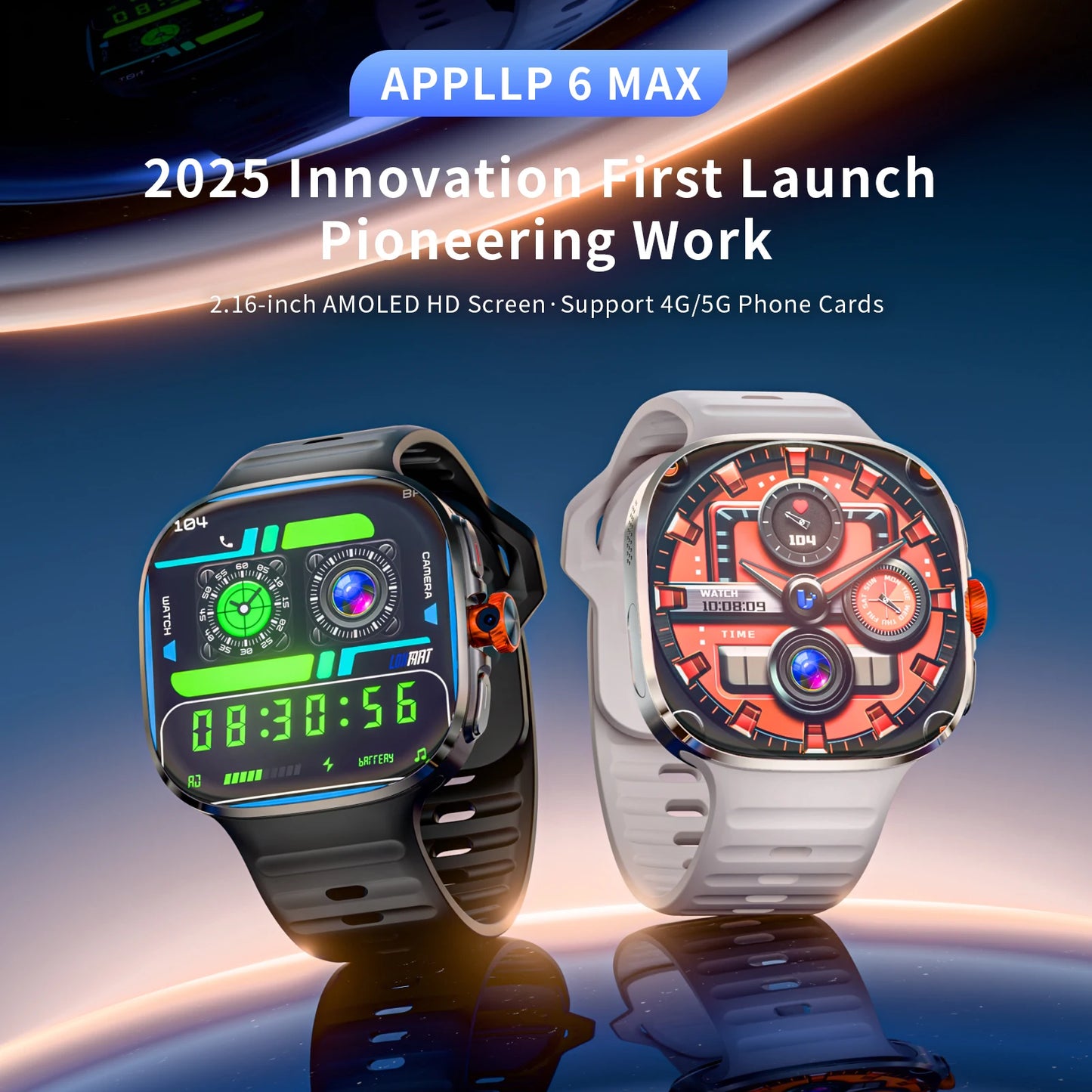 LOKMAT New APPLLP 6 MAX Android Smart Watch Phone