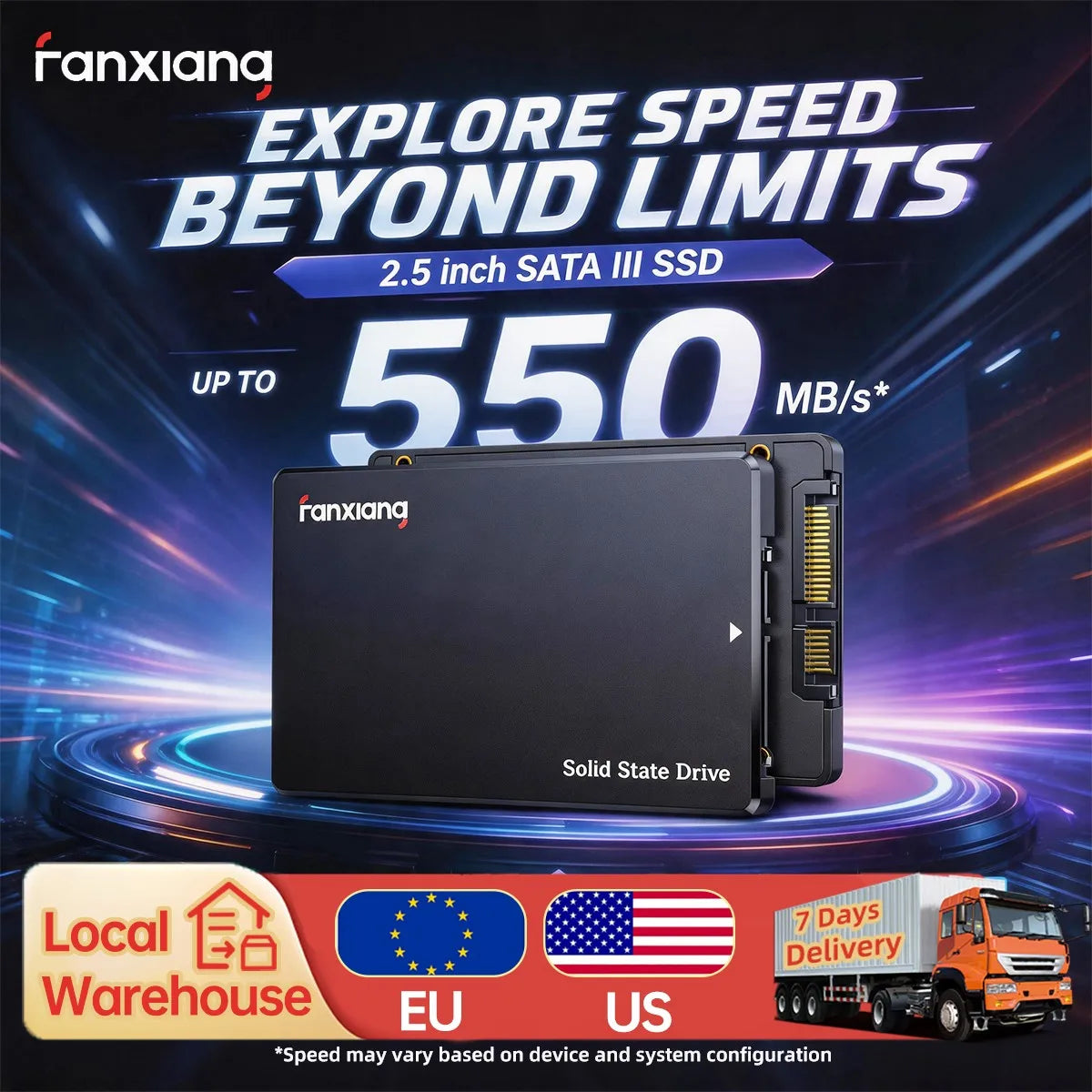Fanxiang SSD S101Q 2.5" SATA SSD 4TB 560MB/s Hard Drive