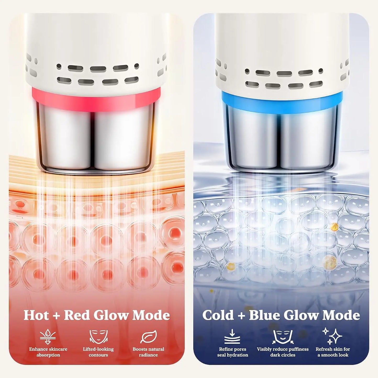 FGCIO Hot & Cold Beauty Wand for Eyes & Face