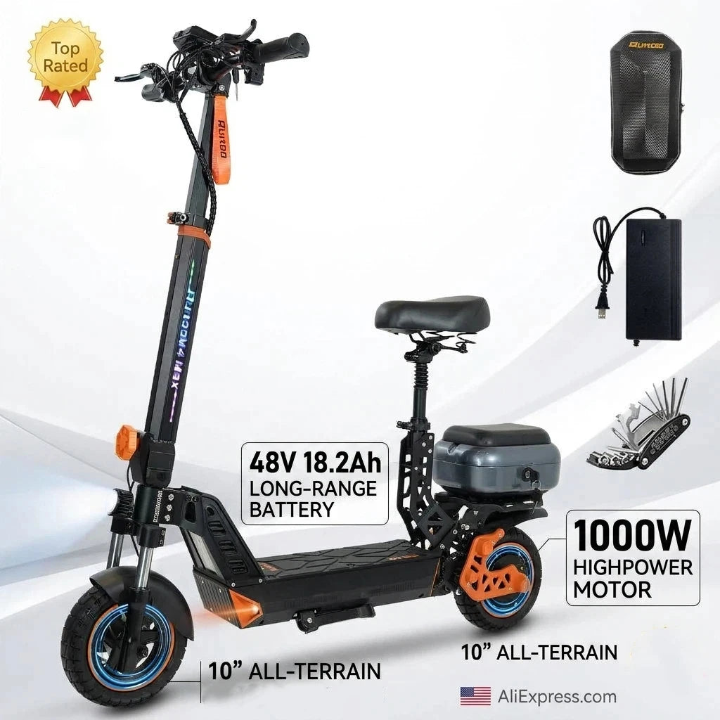BIkydom Electric Scooter for Adults, 1000W Motor