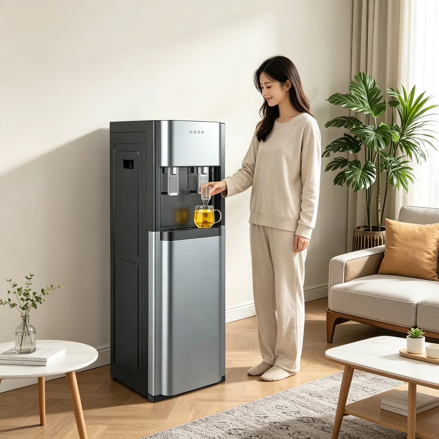 F880 Bottom Loading Water Dispenser, Heating And Cooling
