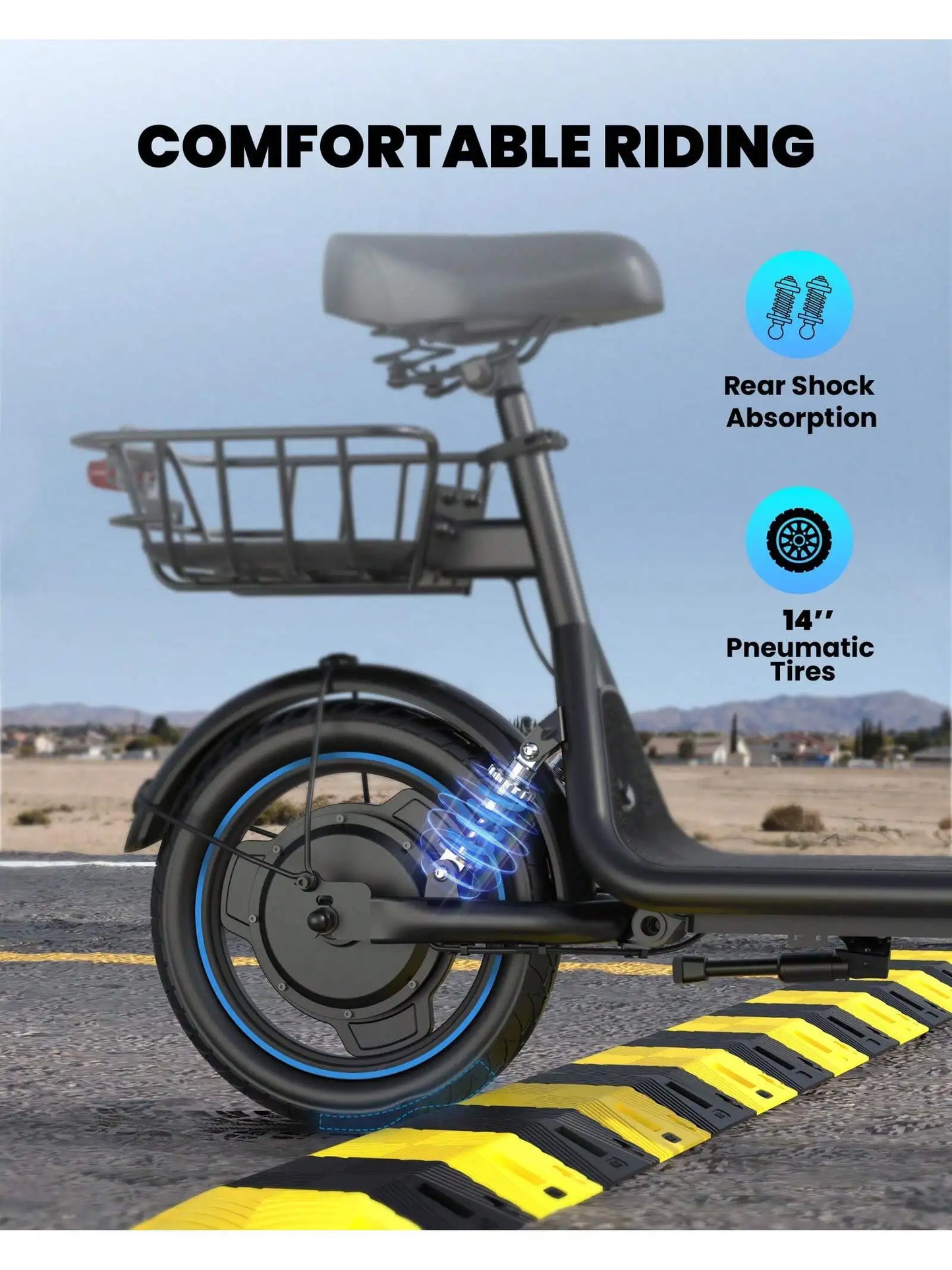 GYROSHOES Adult Electric Scooter with Seat