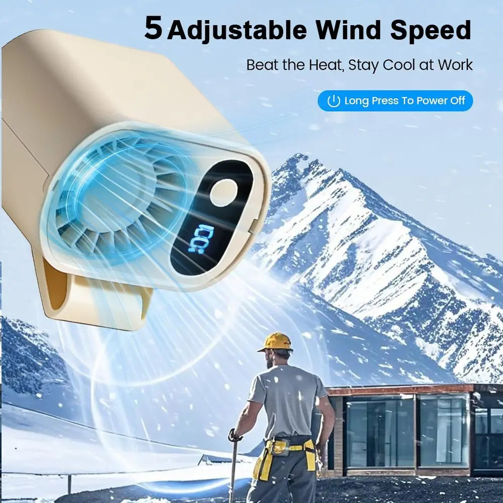 Cooling Car Fan - Outdoor Portable USB Clip On 5-Speed
