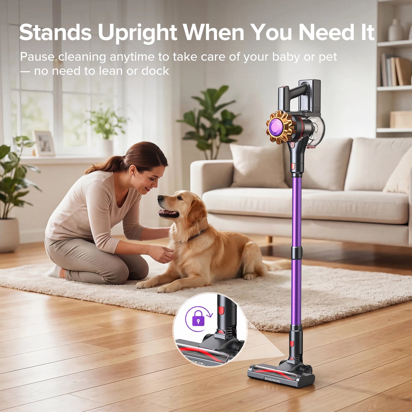 Lubluelu P7 Powerful Cordless Handheld Vacuum Cleaner