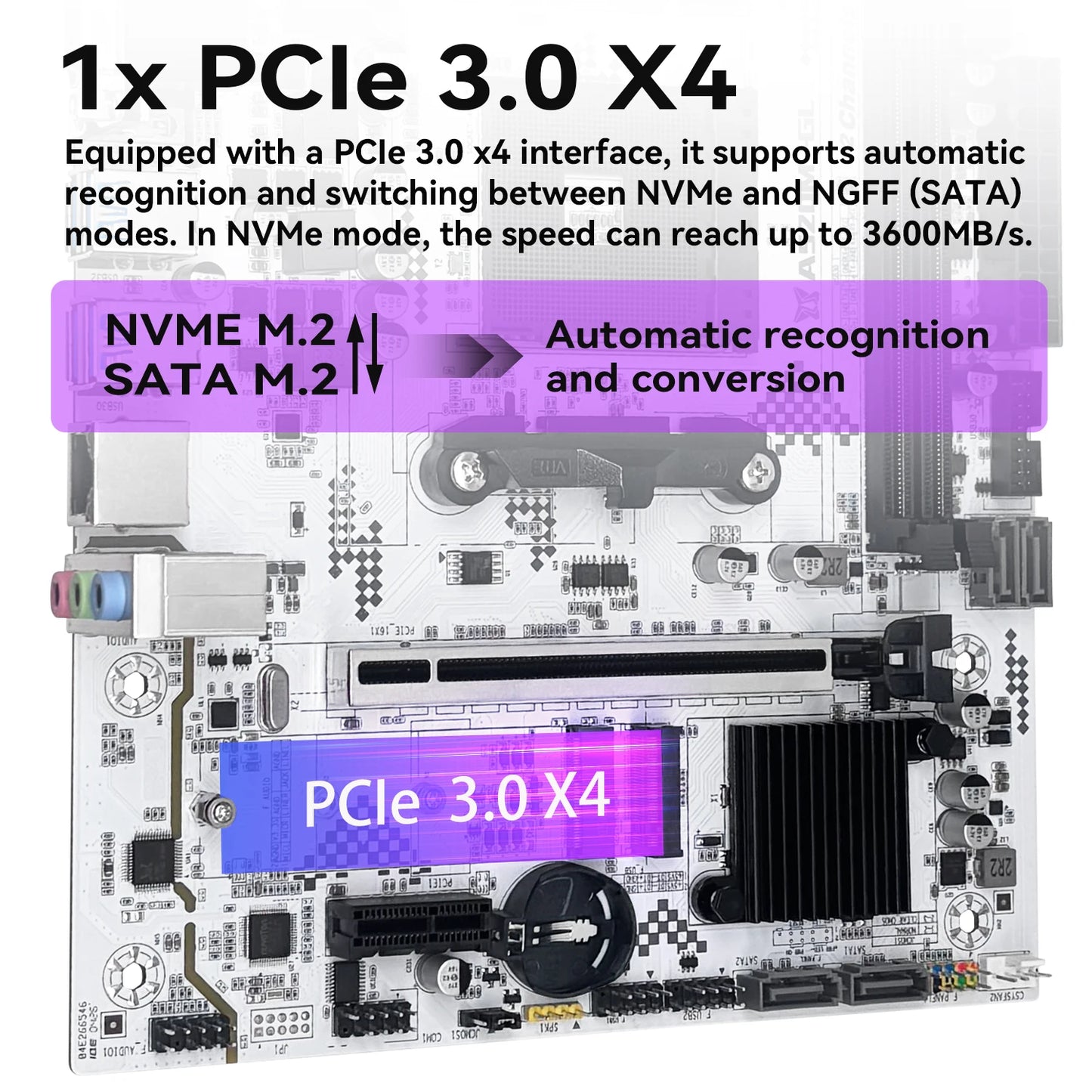 New MACHINIST A520M-GL AM4 Motherboard Micro ATX AMD