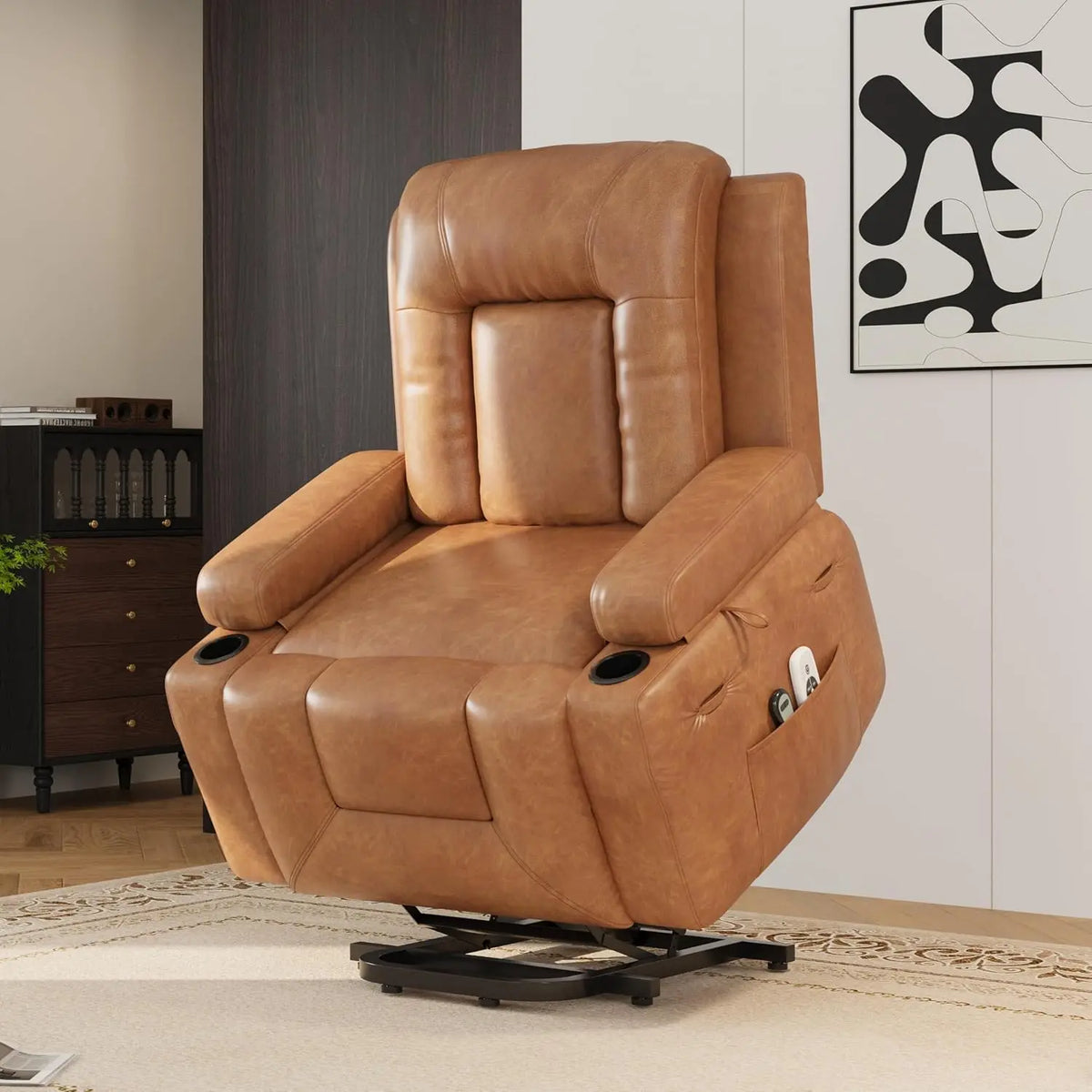 TWISTER.CK Electric Power Lift Recliner Chair with Heat & Massage