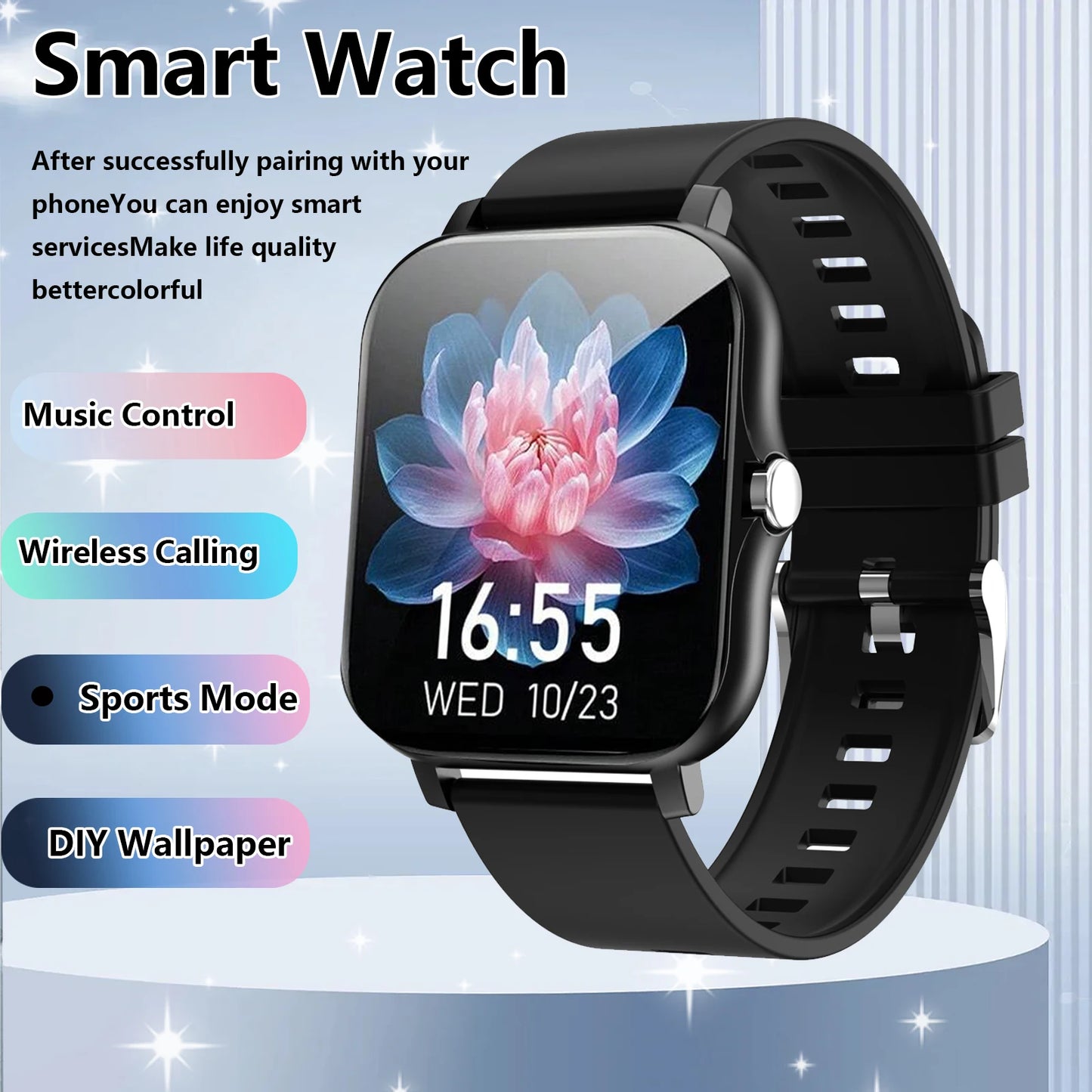 Odelettevcy Smartwatch, Wireless Calling/Dialing