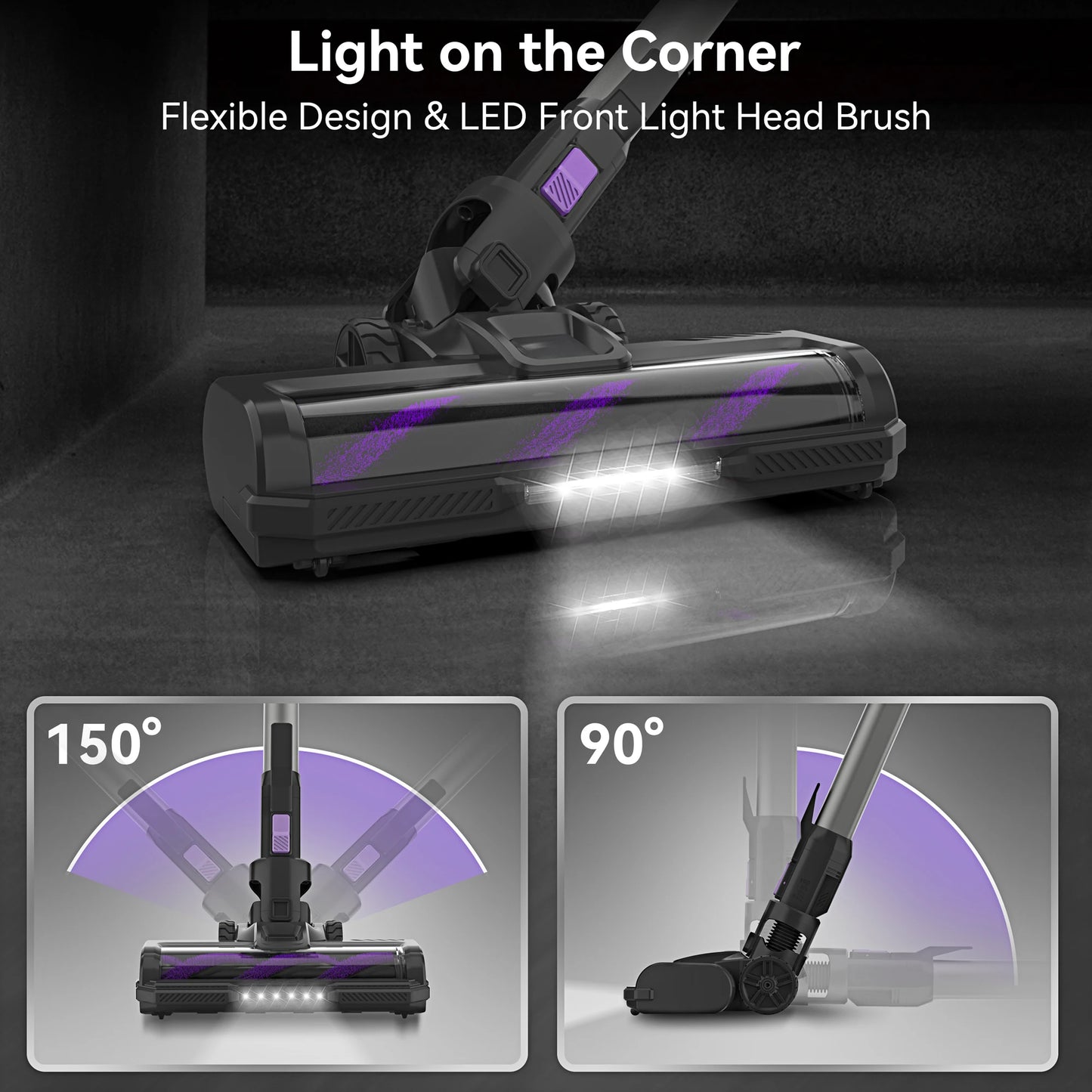 INSE S10 Cordless Vacuum Cleaner, 6-in-1 Stick Vacuum