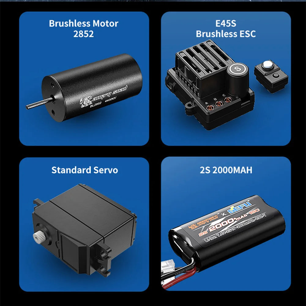 JIUST Hyper Go MJX 14208 1/14 RC Car 2.4G Remote Control