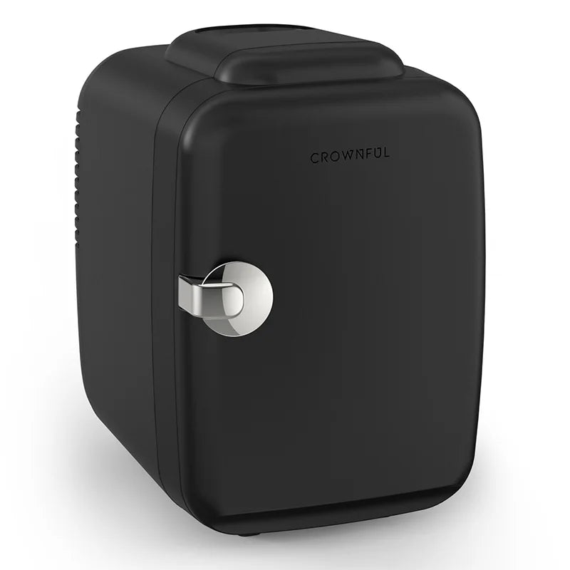 Crownful 4L Mini Fridge 110V 220V  Refrigerator AC/DC Car Mini Fridge