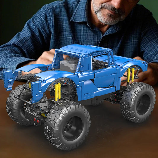 Mould King 18039 Technical Car Toys Remote Control Big-foot Truck