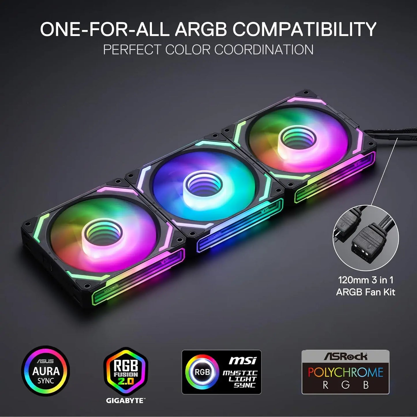 Redragon PC Case Fan GCF012 Standard 120mm